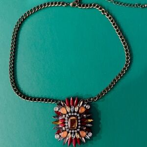 Elegant Multicolor Statement Necklace